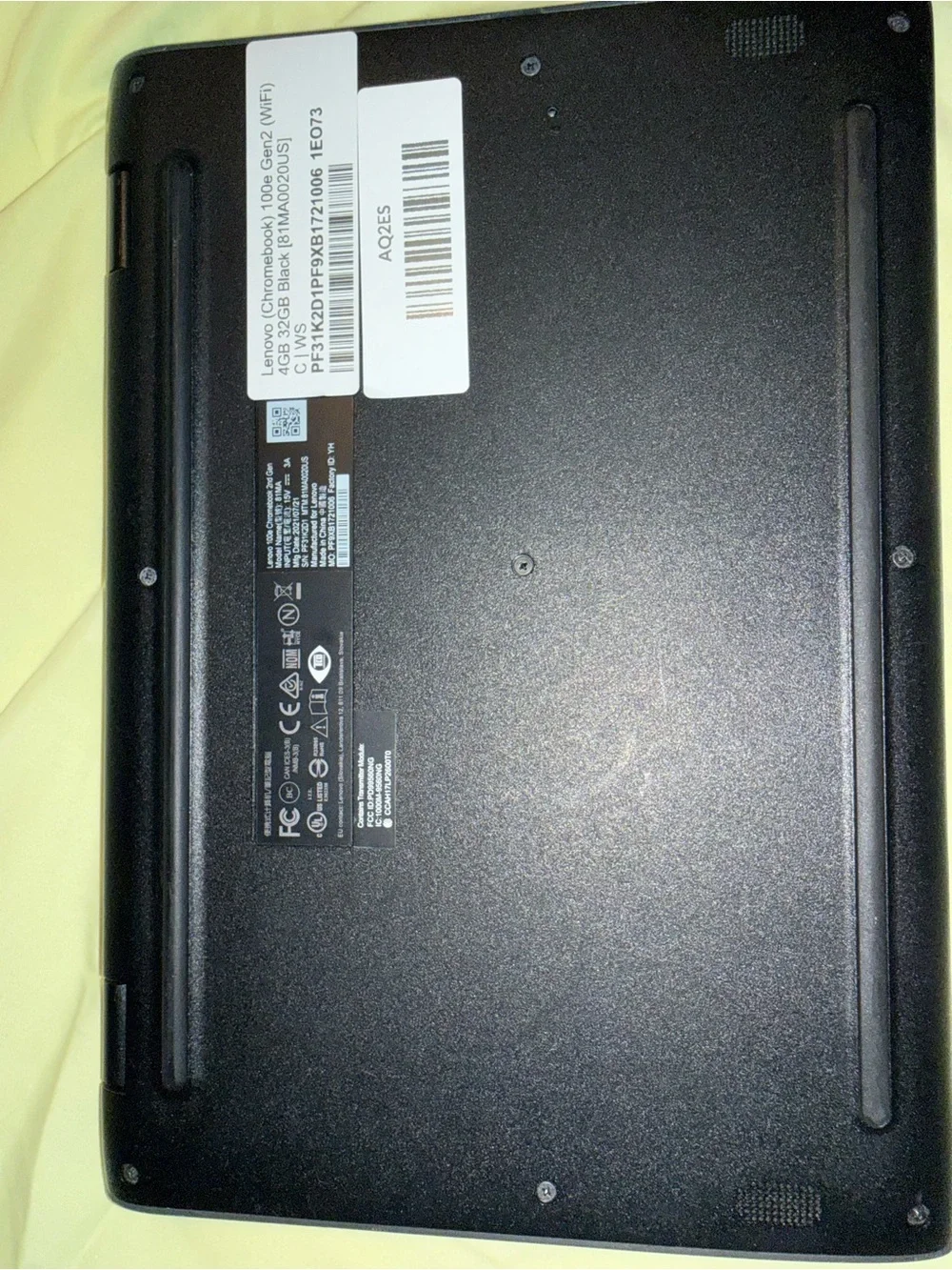 Lenovo (Chromebook) 100e Gen2 (WiFi) 4GB 32GB Black